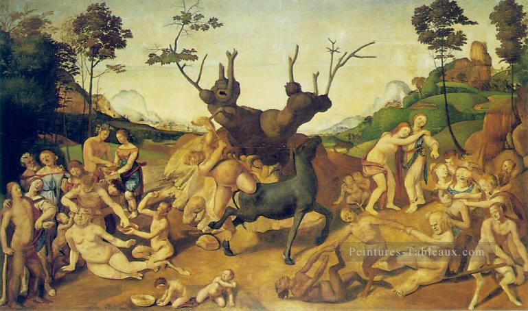 Les malheurs de Silène 1505 Renaissance Piero di Cosimo Peintures à l'huile